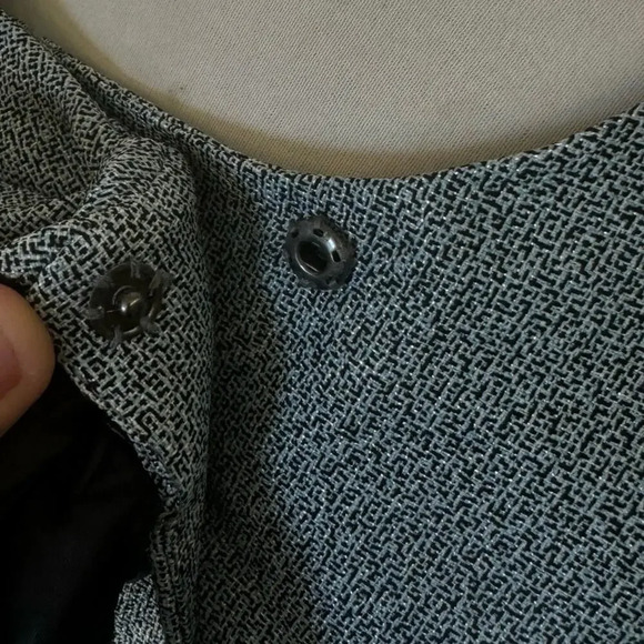 Vintage 1980s Cropped Jacket w Coquette Bow Detail - Picture 8 of 11